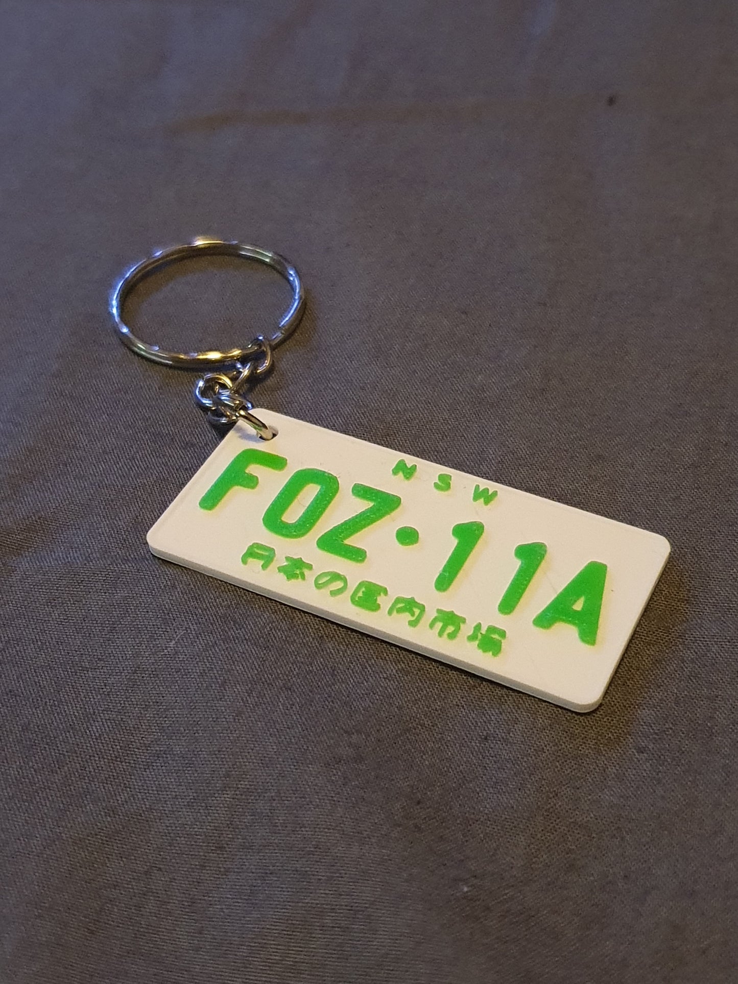 Aus Licence plate keychains