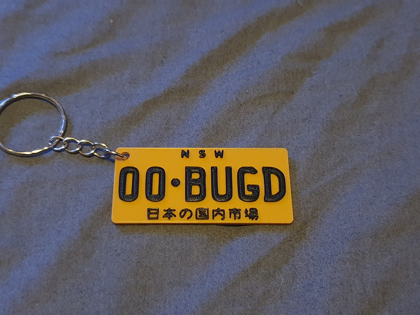 Aus Licence plate keychains