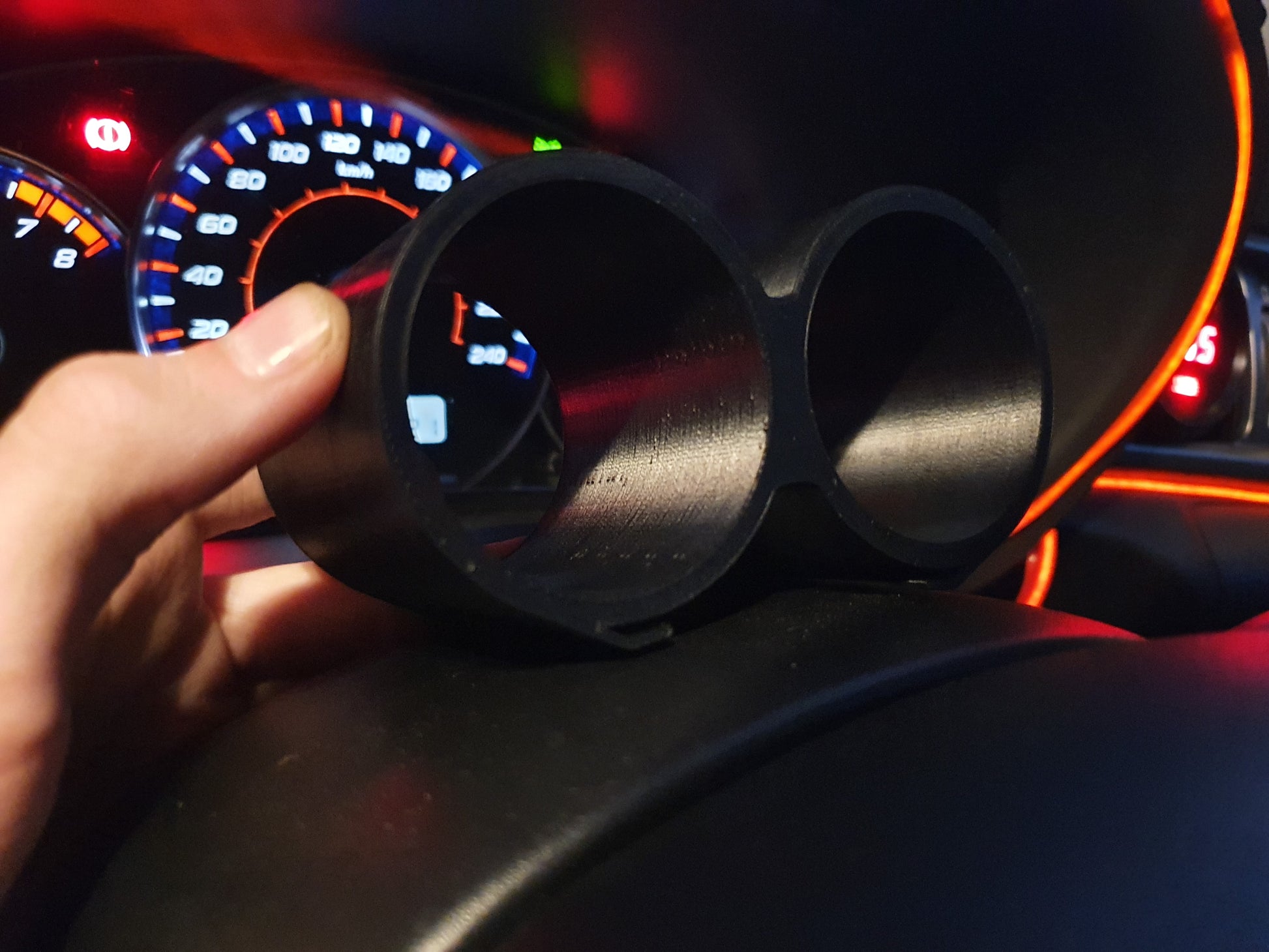 Universal dual 52mm gauge pod image 1