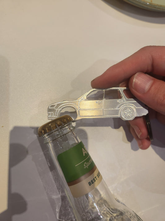 Car bottle opener keychains image 1