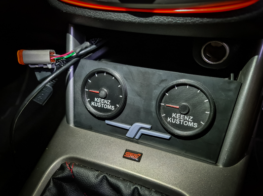 Cubby Gauge Pod & Shelf for Subaru Forester SH