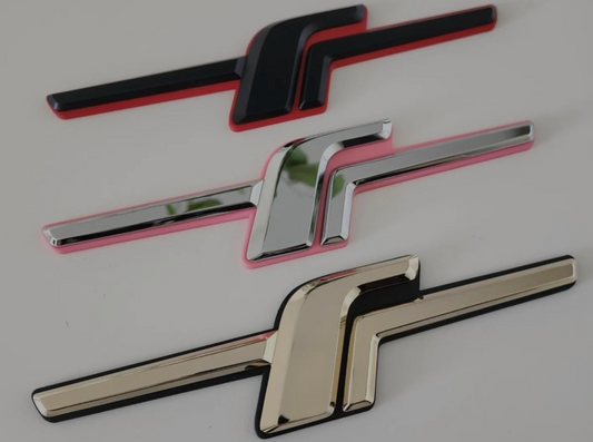 CNC Aluminum F badge for Subaru Forester