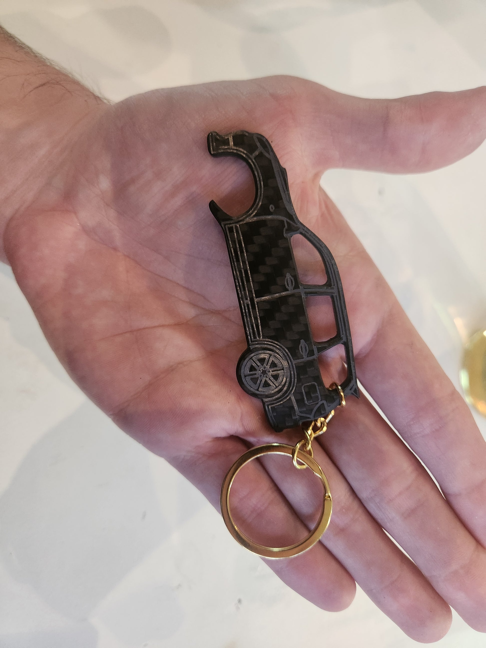 Car bottle opener keychains image 2