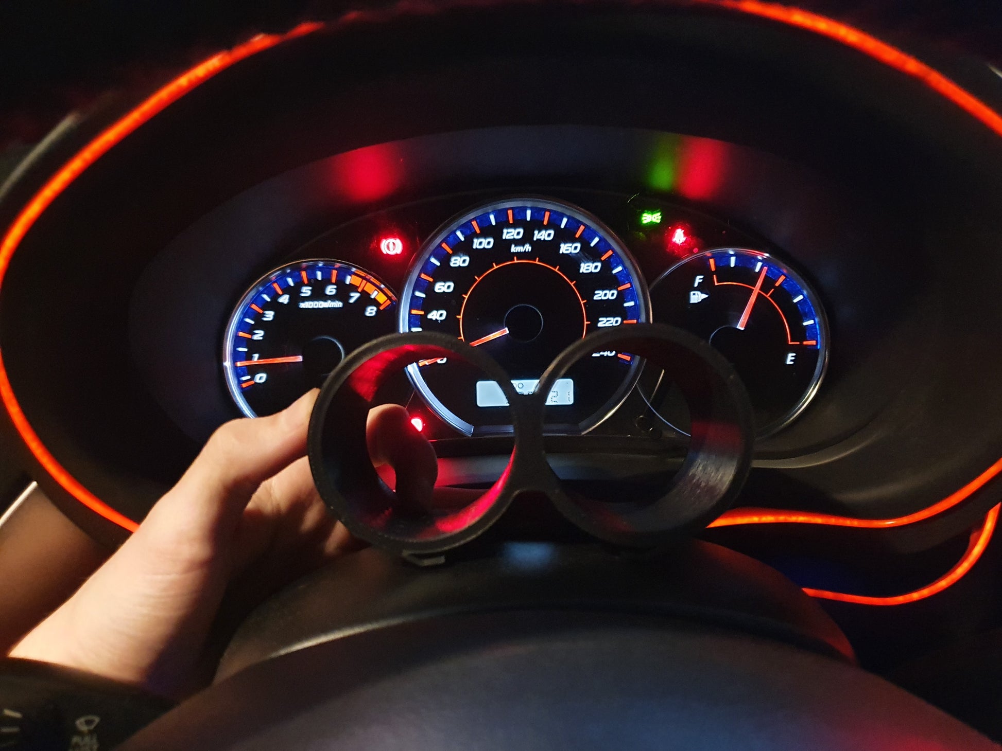 Universal dual 52mm gauge pod image 2