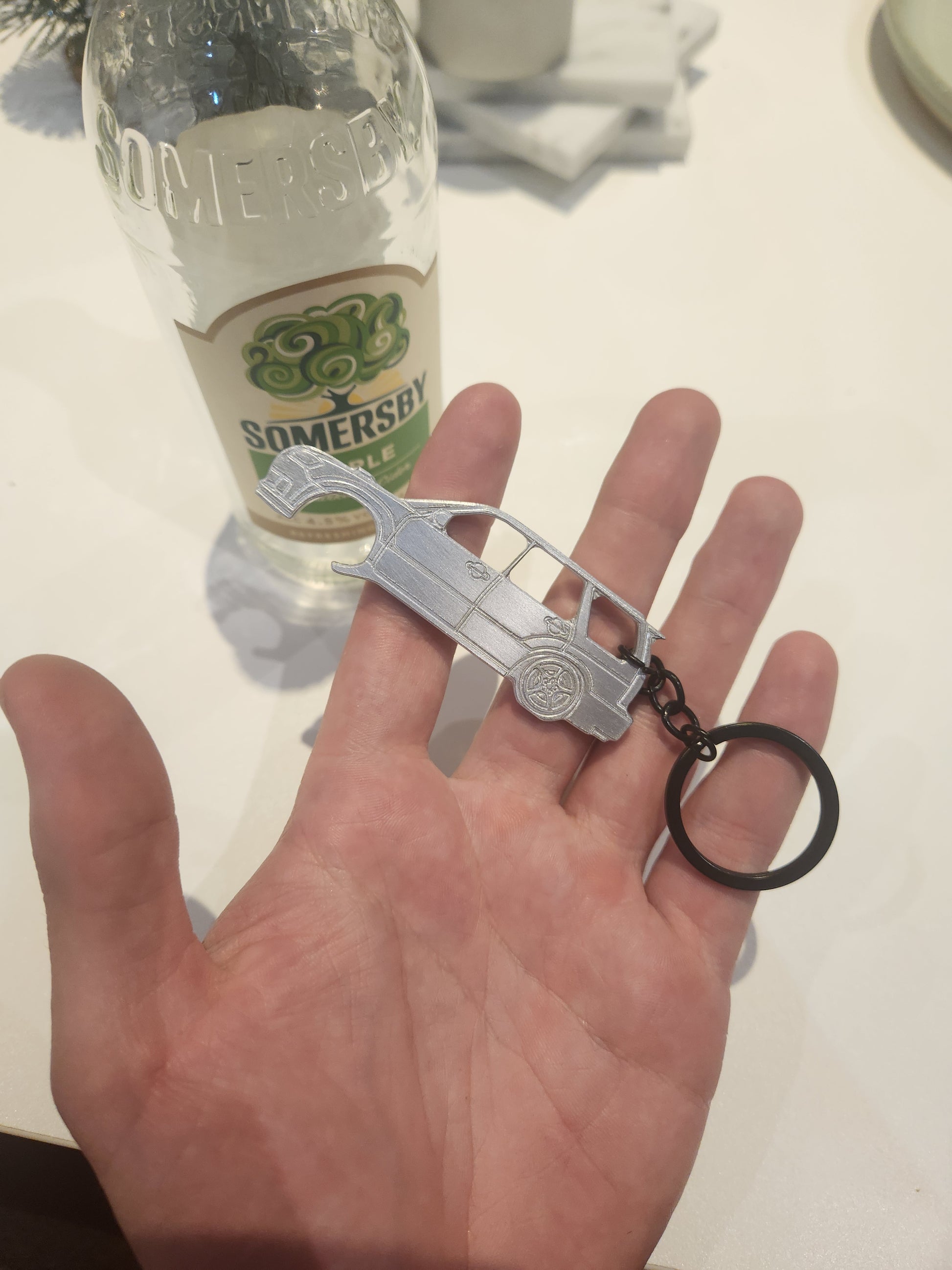Car bottle opener keychains image 3