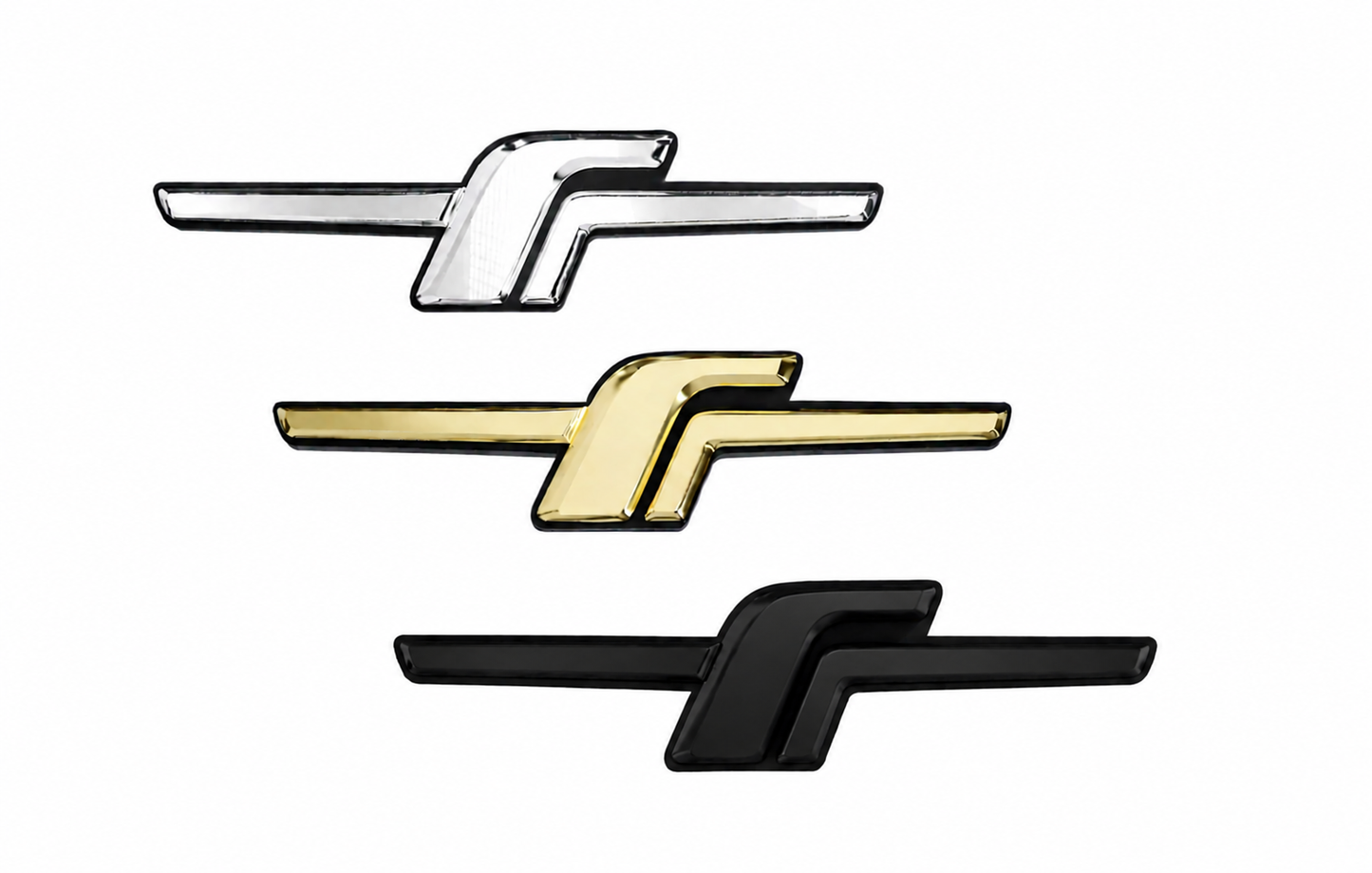 CNC Aluminum F badge for Subaru Forester