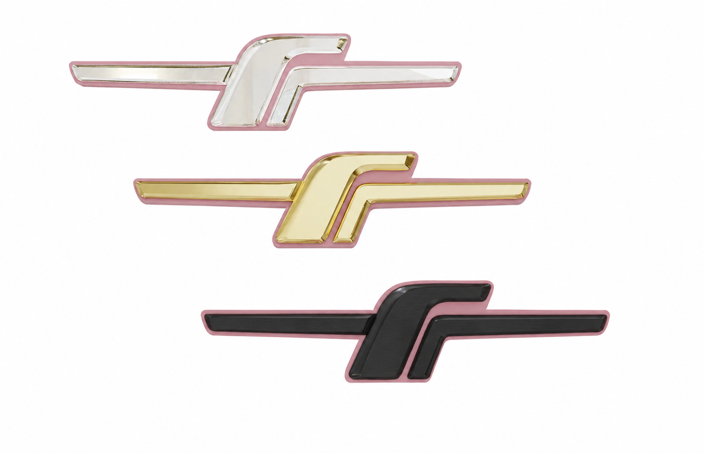CNC Aluminum F badge for Subaru Forester