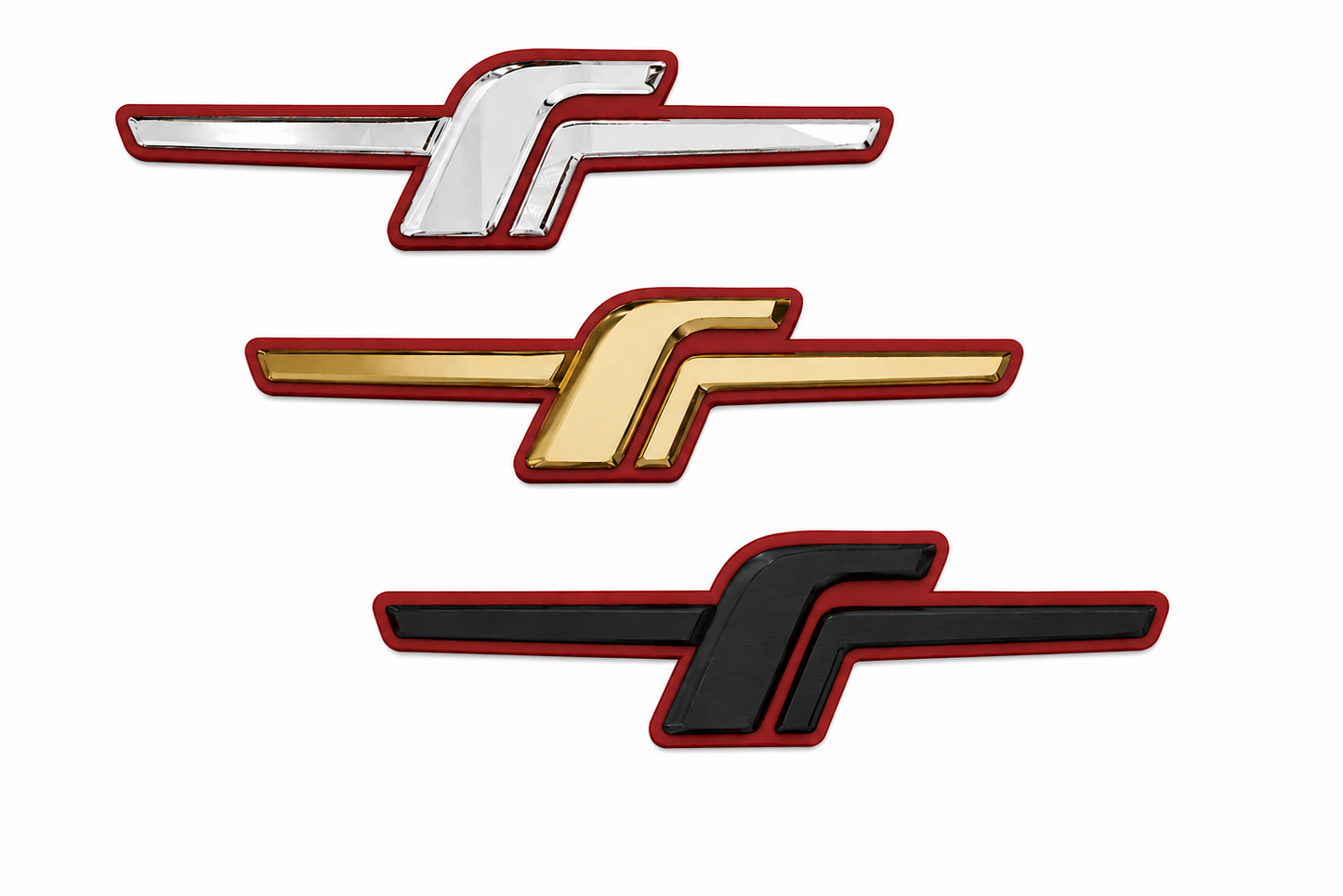 CNC Aluminum F badge for Subaru Forester