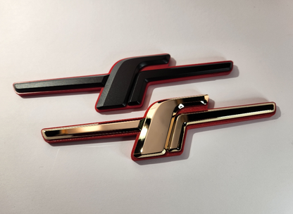 CNC Aluminum F badge for Subaru Forester