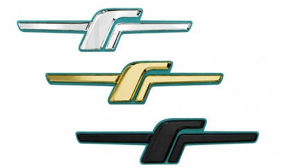 CNC Aluminum F badge for Subaru Forester