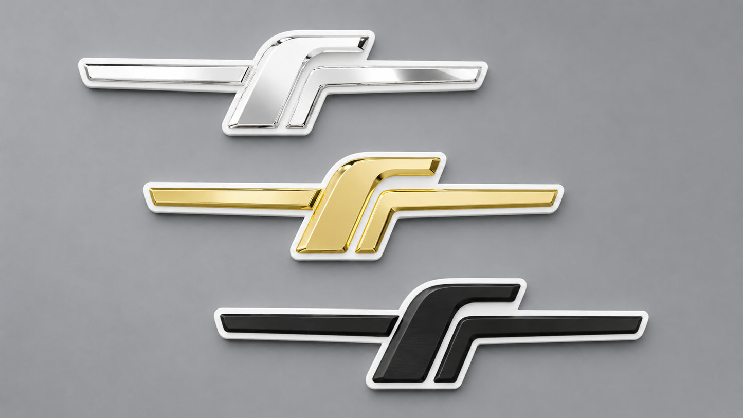 CNC Aluminum F badge for Subaru Forester