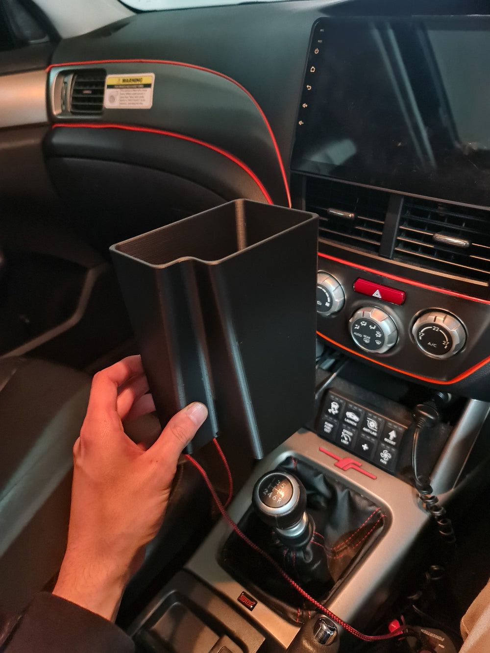 Centre Console Pocket for Subaru Forester SH