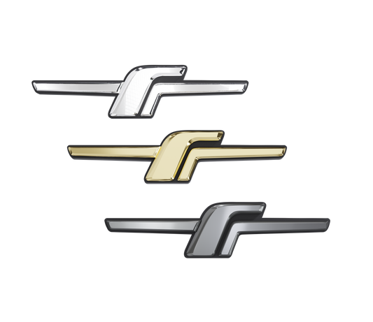 CNC Aluminum F badge for Subaru Forester