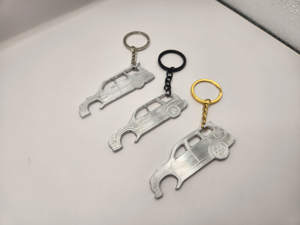 Car bottle opener keychains